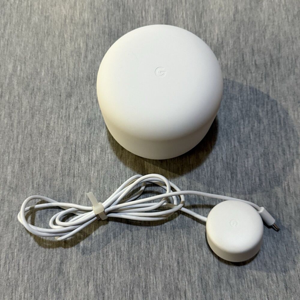 Google Nest WiFi Mesh Router Model H2D White Smart Wireless Router White AC2200